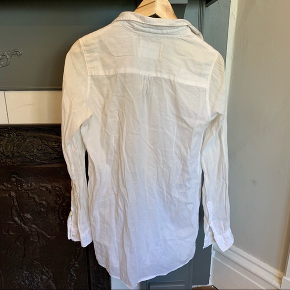 Maison scotch oversized white blouse - Picture 2 of 3